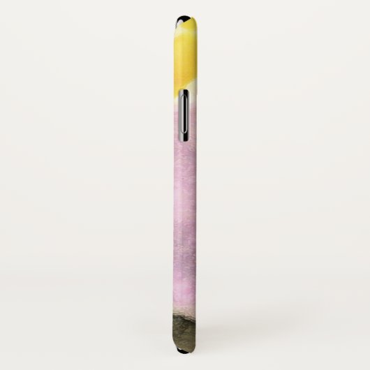 Pinselstrich Crocus Wasserfarbe Rosa Case-Mate iPhone Hülle (Hinten/Rechts)