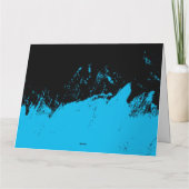 Pinselstrich Dankeskarte (Rückseite)