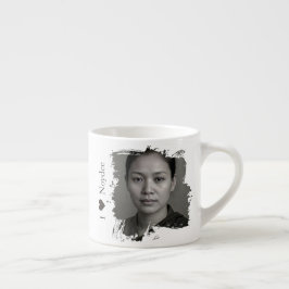Pinselstrich-Design für Ihr Bild und Ihren Text Espressotasse