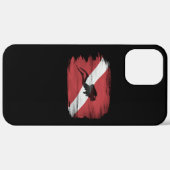 Pinselstrich "Diver Down", Tauchflagge Case-Mate iPhone Hülle (Hinten (horizontal))