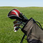 Pinselstrich "Diver Down", Tauchflagge Golf Headcover (In SItu)