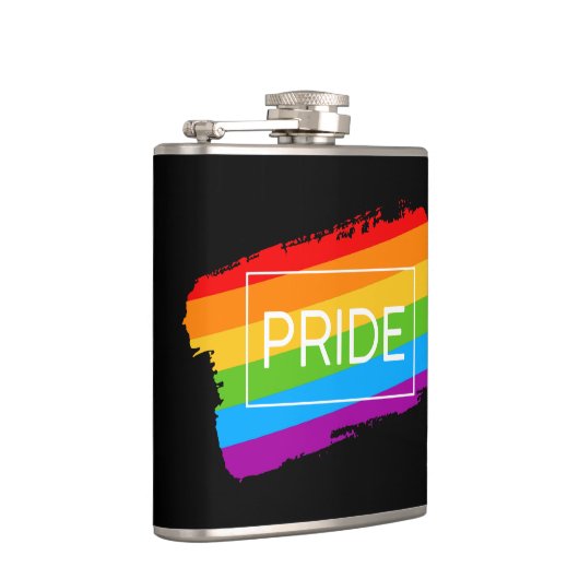 Pinselstrich Flachmann (Rechts)