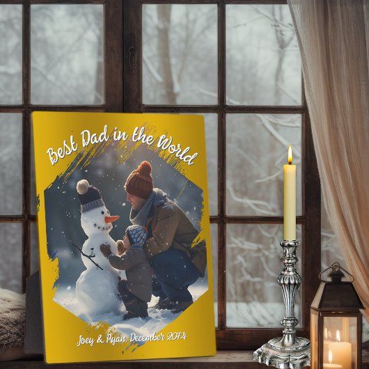 Pinselstrich Foto Rahmen Gold Hintergrund