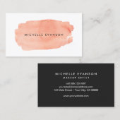 Pinselstrich für Wasserfarben kreativ Visitenkarte (Vorne/Hinten)