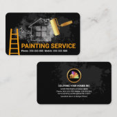 Pinselstrich Graffiti-Wand Visitenkarte (Vorne/Hinten)