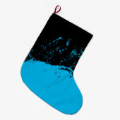 Pinselstrich Großer Weihnachtsstrumpf (Vorderansicht (hängend))