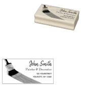 Pinselstrich Gummistempel (Stempel)