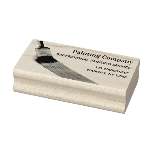 Pinselstrich Gummistempel (Stempel)