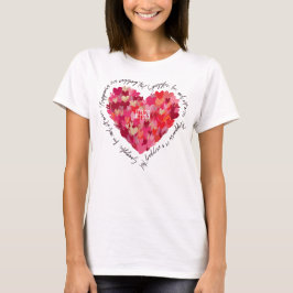 Pinselstrich Herz, "Schnecken, Liebe und Nasen" T-Shirt