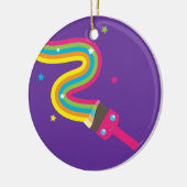 Pinselstrich Keramikornament (Links)