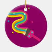 Pinselstrich Keramikornament (Hinten)