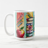 Pinselstrich-Lehrer Kaffeetasse (Links)