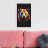 Pinselstrich Leinwanddruck (Insitu (Wohnzimmer))