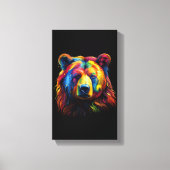 Pinselstrich Leinwanddruck (Vorderseite)