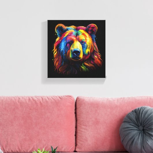 Pinselstrich Leinwanddruck (Insitu (Wohnzimmer))