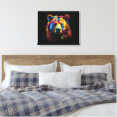 Pinselstrich Leinwanddruck (Insitu (Schlafzimmer))