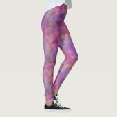 Pinselstrich lila Yoga-Leggings Leggings (Rechts)