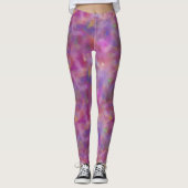 Pinselstrich lila Yoga-Leggings Leggings (Vorderseite)
