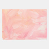 Pinselstrich mit abstraktem Rosa Geschenkpapier Set (Vorderseite 3)