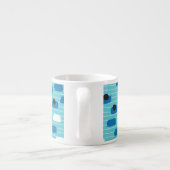 Pinselstrich nahtlos, handgezeichnet. espressotasse (Rückseite)