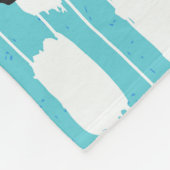 Pinselstrich nahtlos, handgezeichnet. fleecedecke (Ecke)