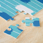 Pinselstrich nahtlos, handgezeichnet. puzzle (Seite)