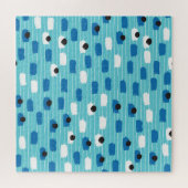 Pinselstrich nahtlos, handgezeichnet. puzzle (Horizontal)