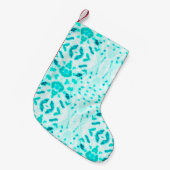 Pinselstrich Nahtloser Hintergrund. ABSTRAKT SINTI Kleiner Weihnachtsstrumpf (Vorderansicht (hängend))