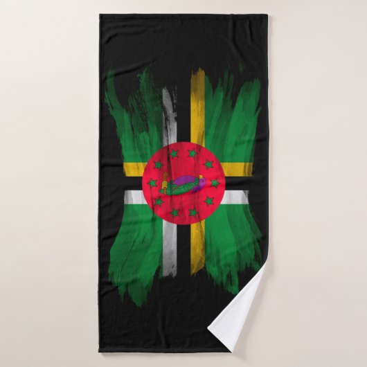 Pinselstrich, Nationalflagge Badehandtuch (Badehandtuch)
