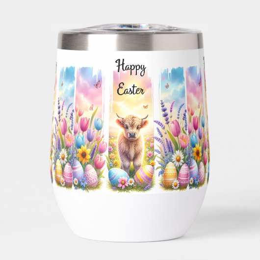 Pinselstrich Osterkuh Weine (Vorderseite)