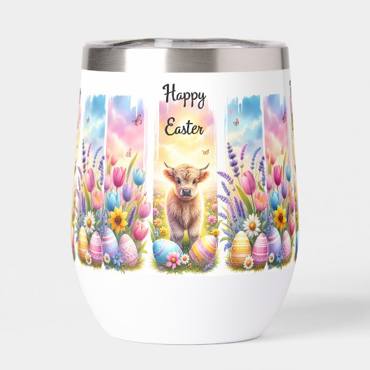 Pinselstrich Osterkuh Weine (Rückseite)