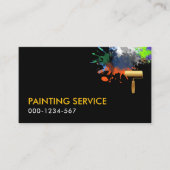 Pinselstrich Paint-Spritzer Visitenkarte (Vorderseite)