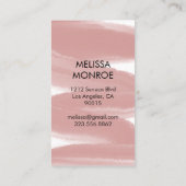 Pinselstrich Pinselstrich Pinselstrich Wasserfarbe Treuekarte (Rückseite)