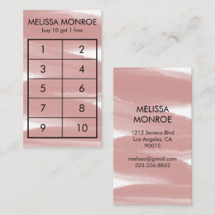 Pinselstrich Pinselstrich Pinselstrich Wasserfarbe Treuekarte