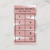 Pinselstrich Pinselstrich Pinselstrich Wasserfarbe Treuekarte (Vorderseite)