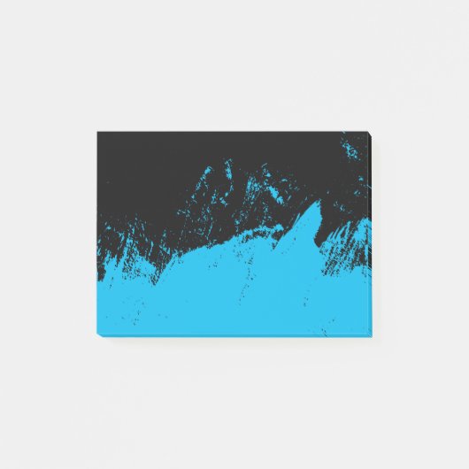 Pinselstrich Post-it Klebezettel (Vorderseite)