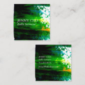 Pinselstrich Quadratische Visitenkarte (Vorne/Hinten)