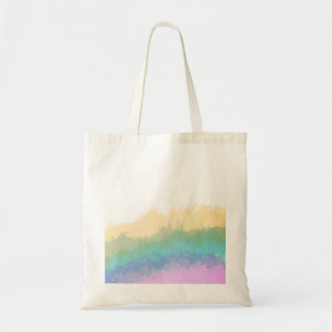 Pinselstrich Regenbogen Wasserfarbe Tragetasche