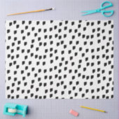 Pinselstrich, schwarz und weiß seidenpapier (Basteln)