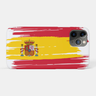 Pinselstrich Spanien Fahne Case-Mate iPhone Hülle