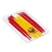 Pinselstrich Spanien Fahne Magnet (Rechte Seite)