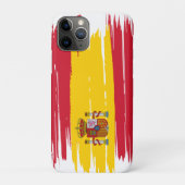 Pinselstrich Spanienflagge Case-Mate iPhone Hülle (Rückseite)