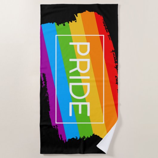 Pinselstrich Strandtuch (Vorderseite)