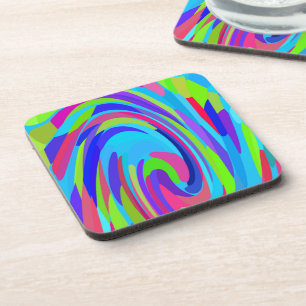Pinselstrich Swirl Untersetzer