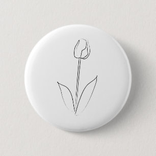 Pinselstrich Tulip Button