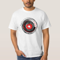 Pinselstrich Vinyl Record Retro Grunge