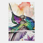 Pinselstrich-Vogel-Kunst Geschirrtuch (Vertikal)