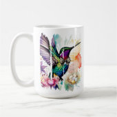 Pinselstrich-Vogel-Kunst Kaffeetasse (Links)