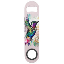 Pinselstrich-Vogelkunst Speed Flaschenöffner
