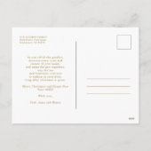 Pinselstrich Weihnachten Golden Snowflakes Foto (Rückseite)